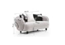 Palms-Store Sofa Set Marsilia mit Zierkissen, 3 Farben Bild 5
