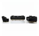 Palms-Store Sofa Set MIRA mit Knopfheftung 3-Sitzer + 3-Sitzer + Sessel Bild 2
