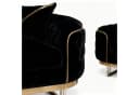 Palms-Store Sofa Set MIRA mit Knopfheftung 3-Sitzer + 3-Sitzer + Sessel Bild 4