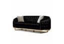 Palms-Store Sofa Set MIRA mit Knopfheftung 3-Sitzer + 3-Sitzer + Sessel Bild 5