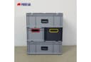 PROREGAL® Stapelbox Eurobox NextGen Portable Grau - Robuste Kunststoffbox Bild 5