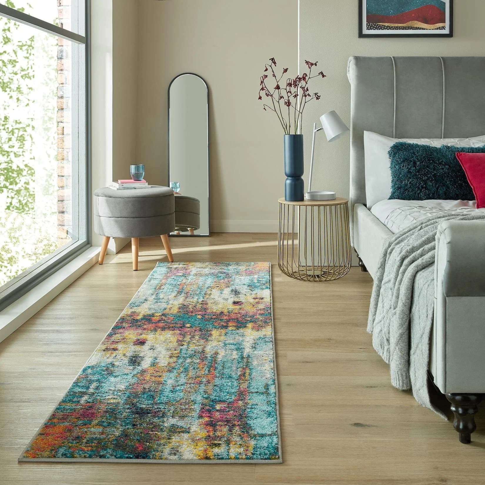 Kadima Design Teppich-Läufer FAL Abstrakt Modern Polypropylen Multi