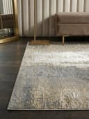 KADIMA DESIGN Teppich Luxus-Marmor Grau-Silber-Gold Modern Bild 3