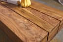 KADIMA DESIGN Couchtisch Massivholz Landhaus-Stil Dunkelbraun Bild 5