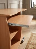 KADIMA DESIGN Computertisch GRASSE rollbar mit Ablage Buche Bild 3