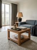 KADIMA DESIGN Couchtisch MUMBAI Massivholz Akazie Braun Landhaus-Stil Bild 5