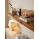 KADIMA DESIGN Wandregal MUMBAI Massivholz Landhausstil Dunkelbraun Bild 1