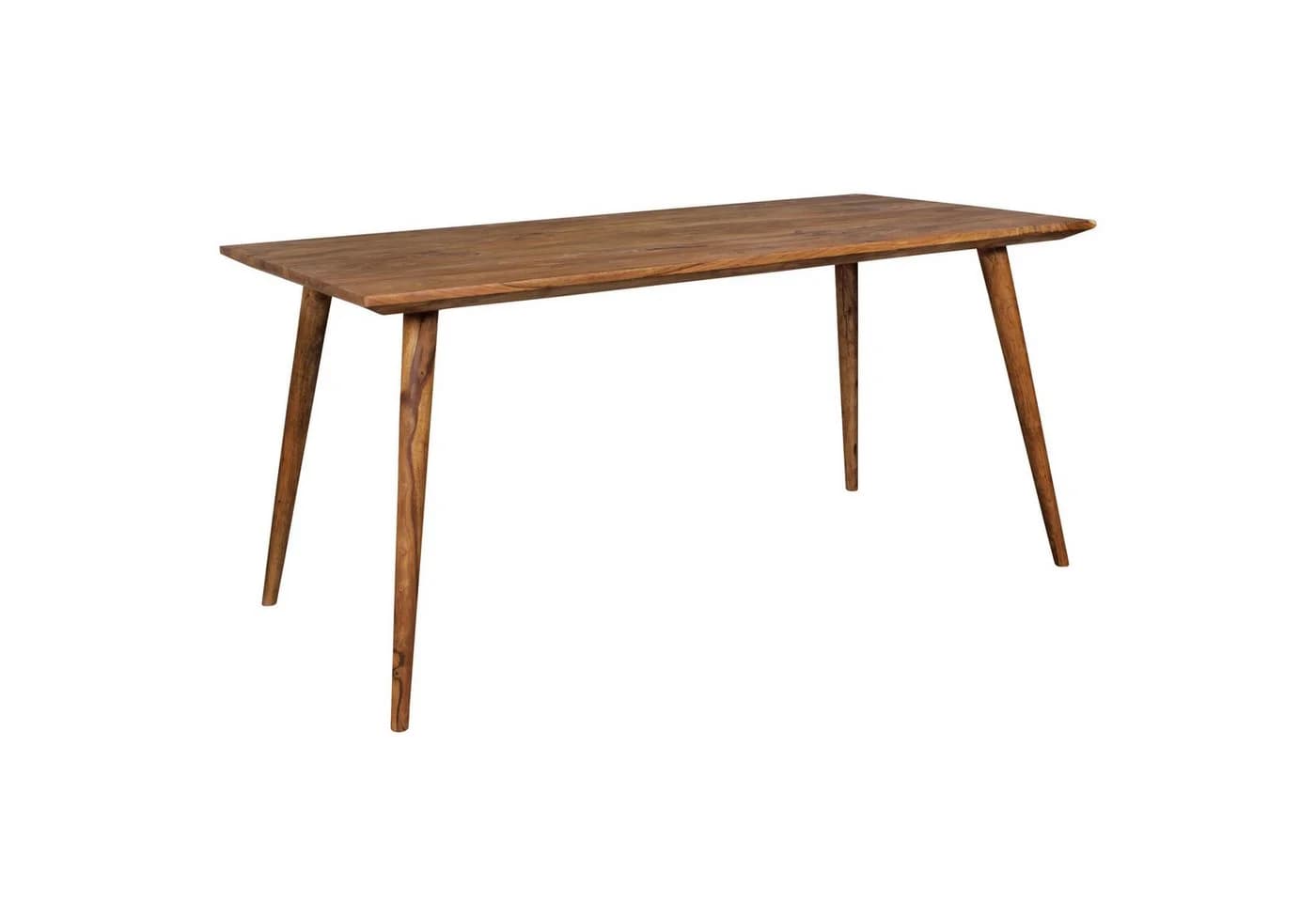 KADIMA DESIGN Esstisch REPA 120x60 cm Massivholz Braun Landhaus
