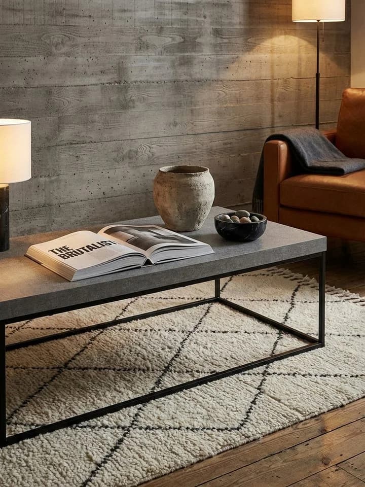 KADIMA DESIGN Couchtisch Grau Betonoptik Modern - Bild 5