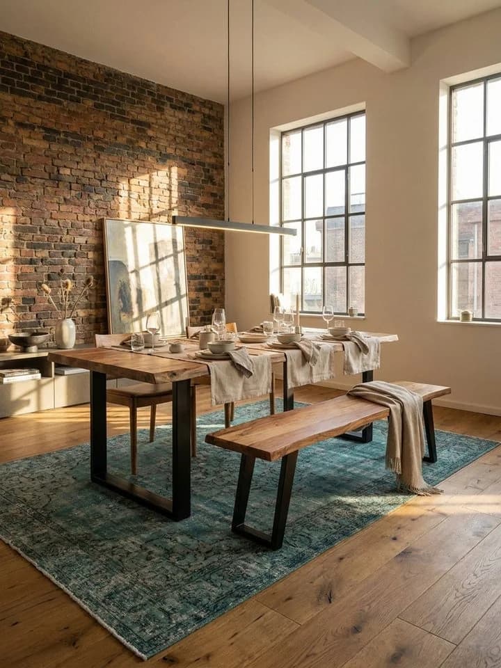 KADIMA DESIGN Esszimmerbank Akazie Massivholz Schwarz Modern