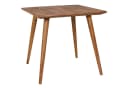 KADIMA DESIGN Esstisch REPA 80x80 cm Massivholz Braun Landhausstil Bild 1