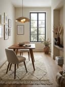 KADIMA DESIGN Esstisch REPA 80x80 cm Massivholz Braun Landhausstil Bild 4