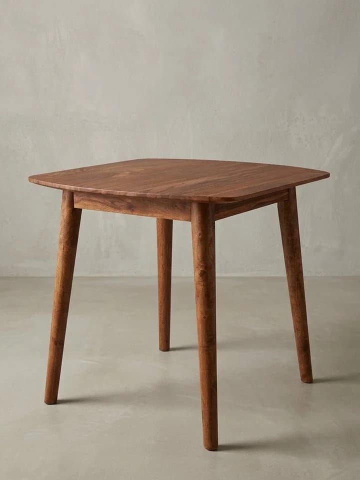 KADIMA DESIGN Esstisch Massivholz Quadratisch Braun - Bild 2