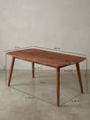 KADIMA DESIGN Esstisch Massivholz Braun Modern Landhausstil Bild 5