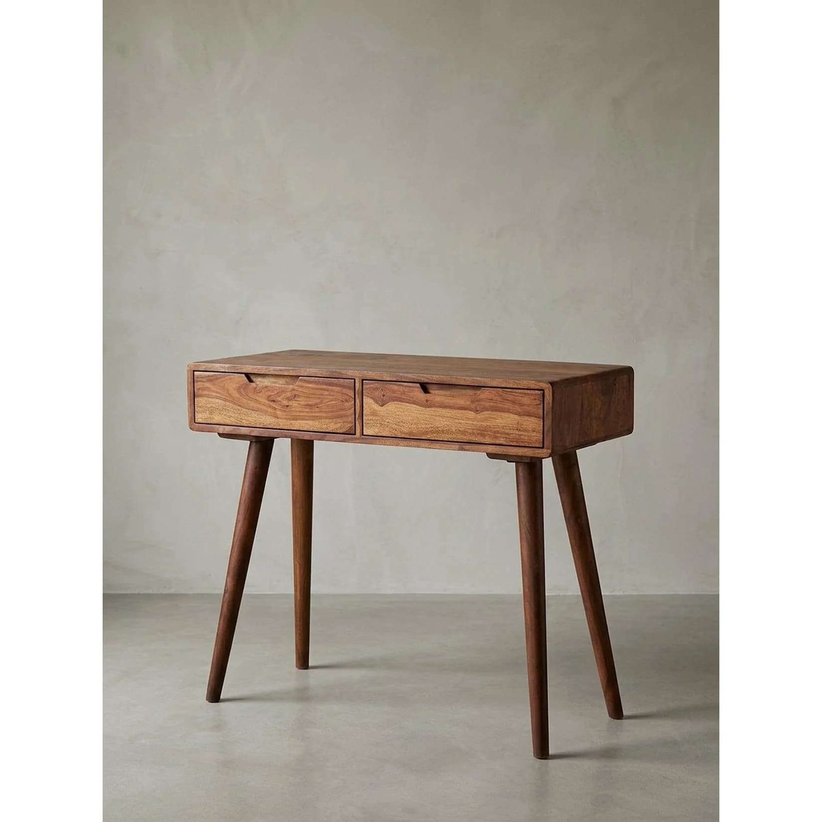KADIMA DESIGN Konsolentisch Massivholz mit Schubladen Flurtisch Diele