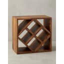 KADIMA DESIGN Weinregal Massivholz für 8 Flaschen Modern Bild 2