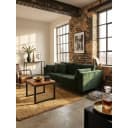 KADIMA DESIGN Beistelltisch Industrial Sheeshamholz Braun Metall Bild 2