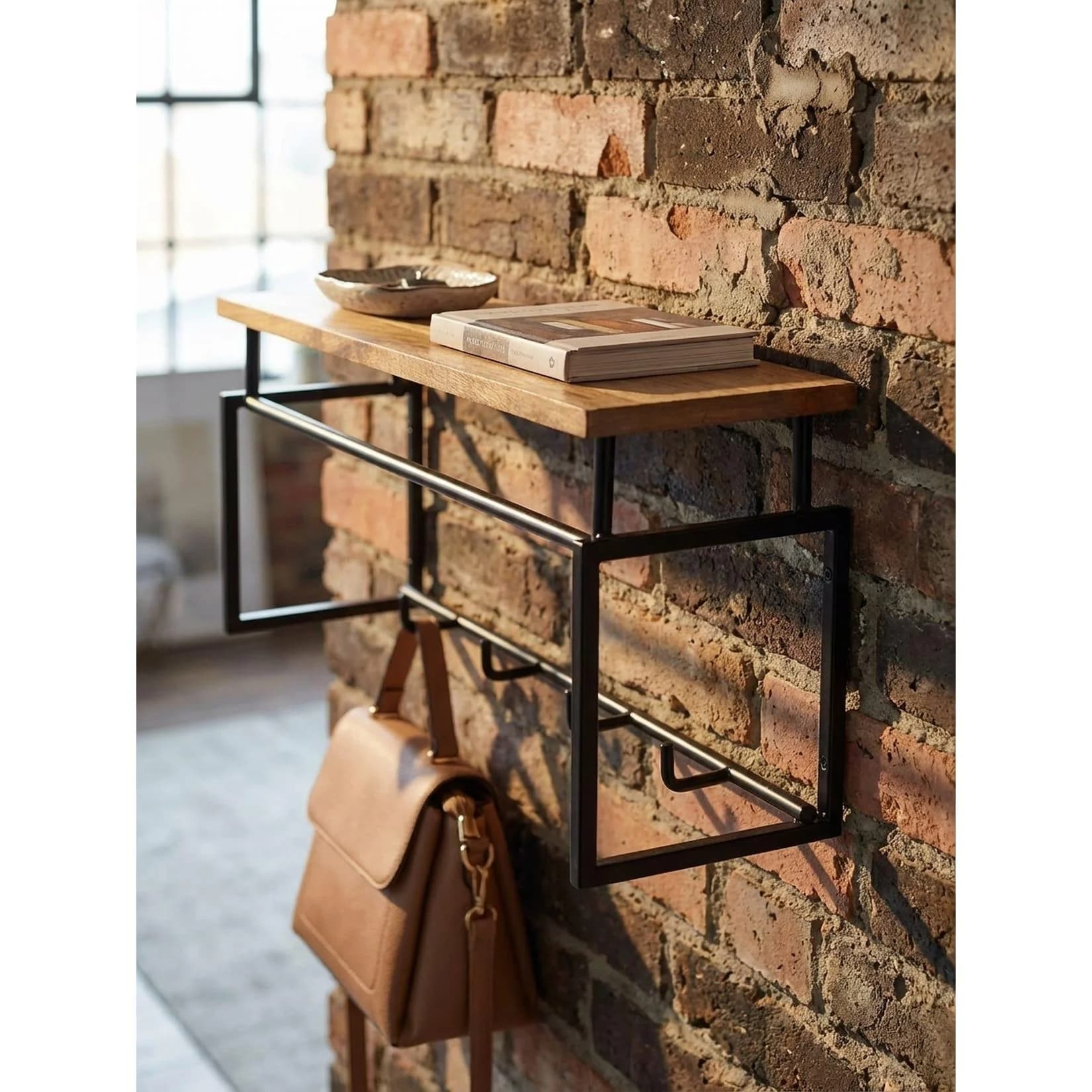 KADIMA DESIGN Wandgarderobe Mango Massivholz Metall Modern - Bild 2