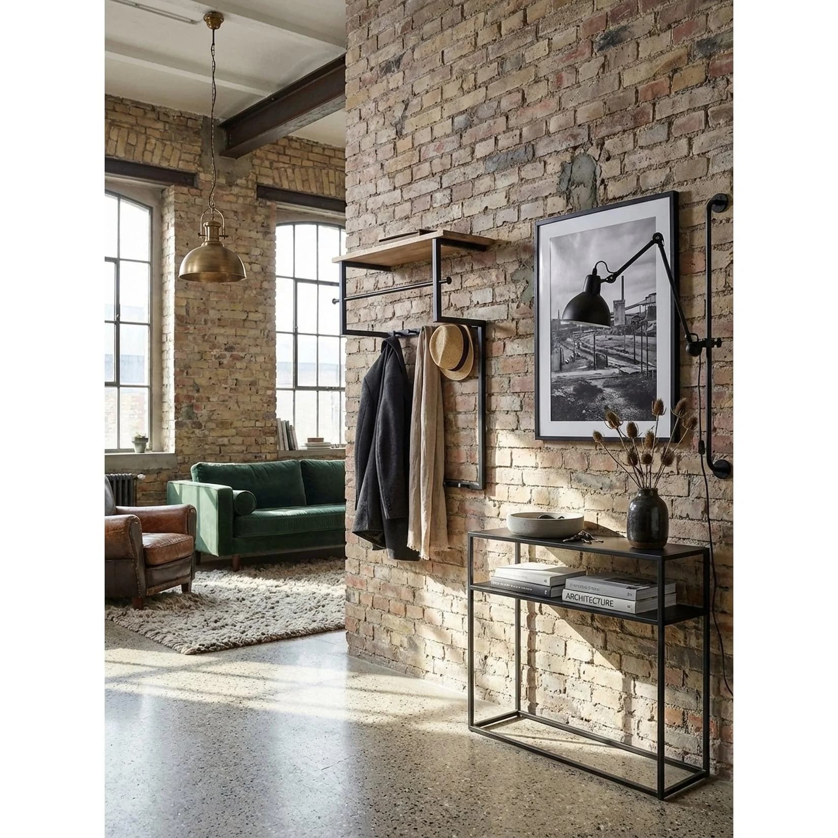 KADIMA DESIGN Wandgarderobe Mango Massivholz Metall Modern - Bild 2