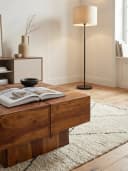 KADIMA DESIGN Couchtisch Massivholz Dunkelbraun Modern Bild 3