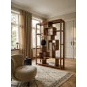 KADIMA DESIGN Bücherregal Massivholz Landhausstil Freistehend Bild 2