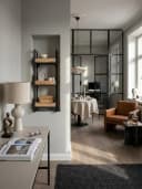 KADIMA DESIGN Wandregal Industrial Mango Massivholz Metall Bild 3