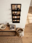 KADIMA DESIGN Wandregal Industrial-Style Mango Massivholz Metall Bild 4
