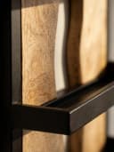 KADIMA DESIGN Wandregal Industrial-Style Mango Massivholz Metall Bild 5