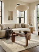 KADIMA DESIGN Couchtisch Mango Massivholz Walnussfarben Organisch Bild 1
