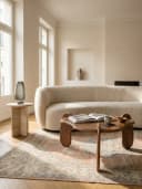 KADIMA DESIGN Couchtisch Mango Massivholz Walnussfarben Organisch Bild 4