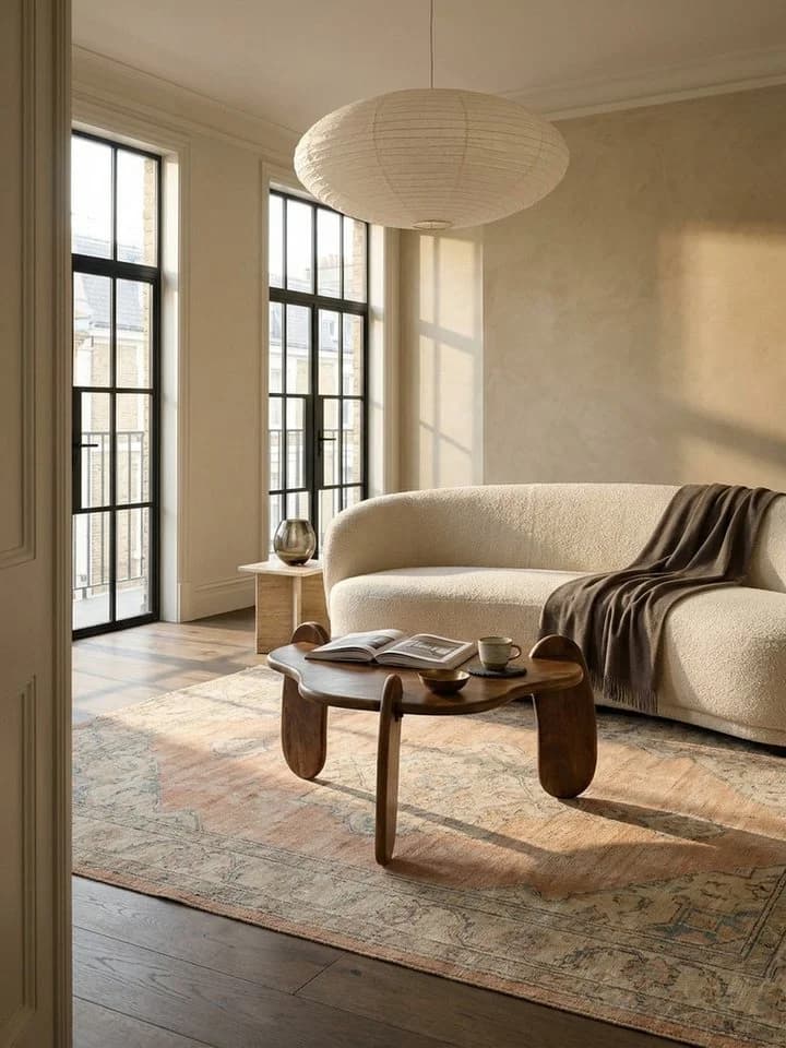 KADIMA DESIGN Couchtisch Mango Massivholz Walnussfarben Organisch - Bild 5