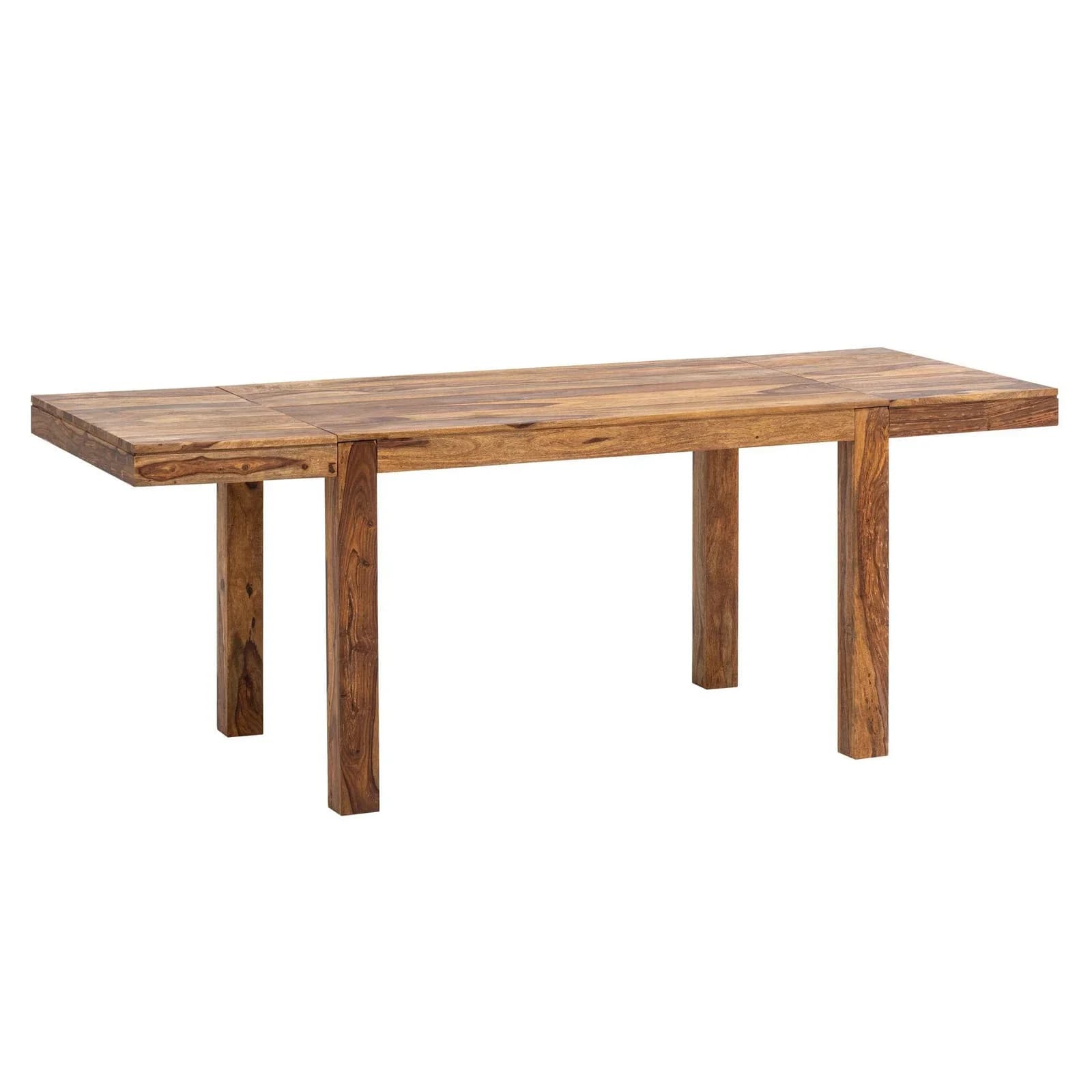 KADIMA DESIGN Esszimmertisch Massivholz Braun Verlängerbar