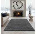 KADIMA DESIGN SALZACH Shaggy Teppich Hellgrau 60x110 cm Bild 1