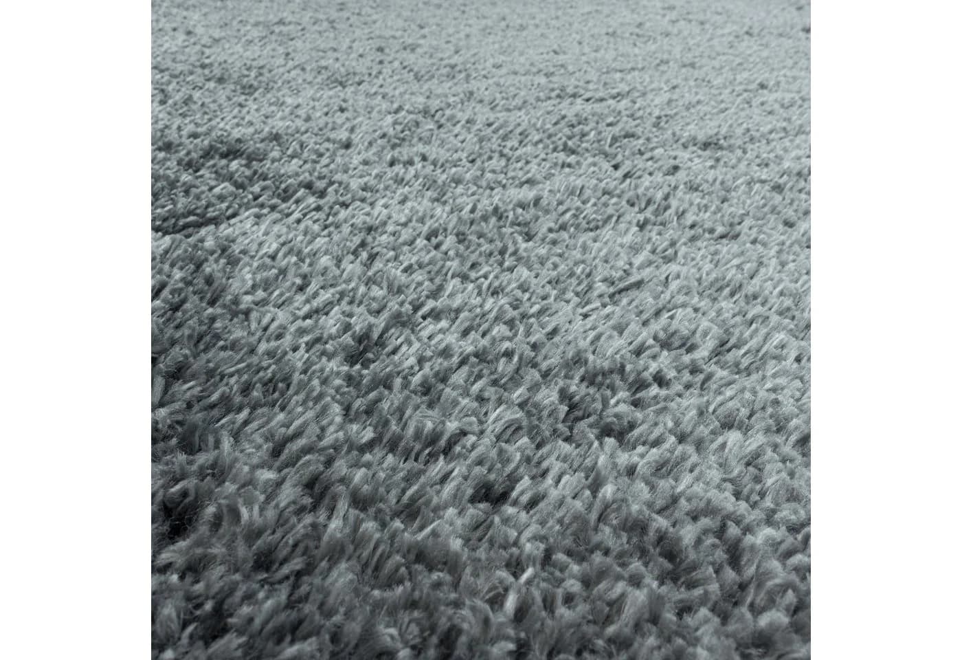 KADIMA DESIGN SALZACH Shaggy Teppich Hellgrau 60x110 cm - Bild 4