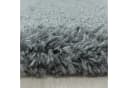 KADIMA DESIGN SALZACH Shaggy Teppich Hellgrau 60x110 cm Bild 5
