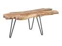 Massivart Couchtisch TALLUS Teak massiv lackiert Bild 1