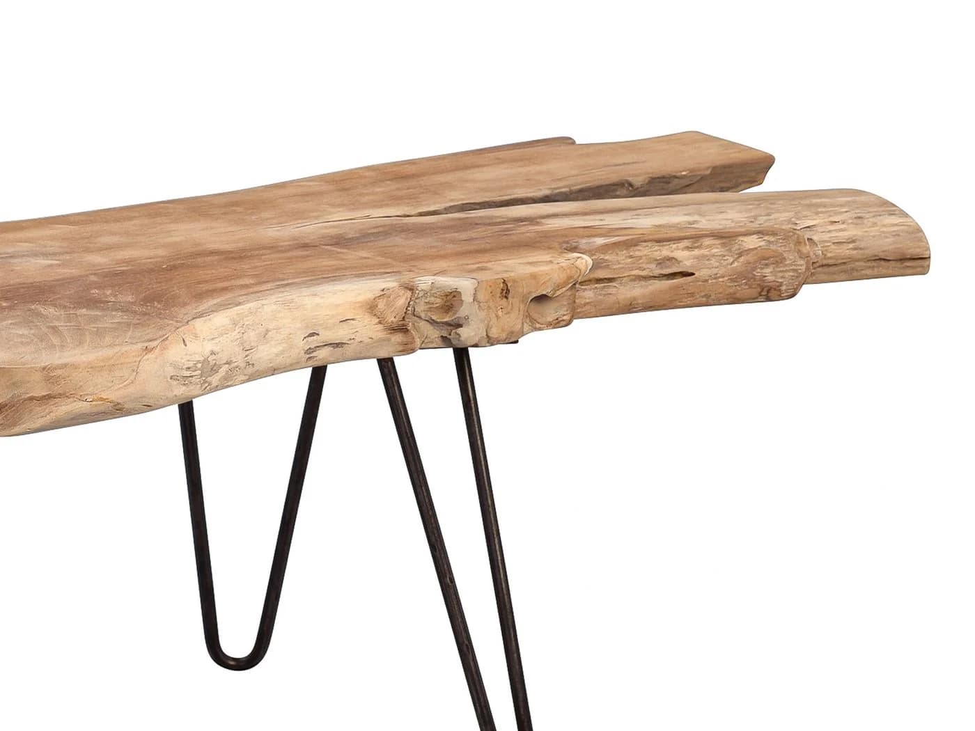 Massivart Couchtisch TALLUS Teak massiv lackiert - Bild 5
