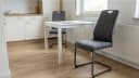 Die Möbelfundgrube® Freischwinger Christina Esszimmerstuhl Microfaser Bild 1