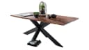 Massivart® Baumkantentisch TIMY Akazie massiv lackiert Industrial Bild 2