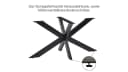 Massivart® Baumkantentisch TIMY Akazie massiv lackiert Industrial Bild 4