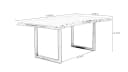 Massivart Baumkantentisch TICO Akazienholz 55mm Industrial Look Bild 3