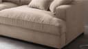 Massivart Big-Sofa TRIBECCA Cord Beige 4-Sitzer mit Kissen Bild 5