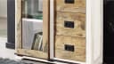 Massivart® Vitrine EMANUEL Massivholz Mango Industrial Style Bild 4
