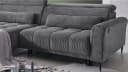 Massivart® Ecksofa LOGAN Grau Elektrische Sitztiefenverstellung Bild 5