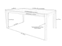 Massivart® Esstisch FLAVIA 160-245 cm Wildeiche Massivholz Bild 5