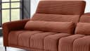 Massivart Big-Sofa LOGAN Cord 280 cm 4-Sitzer elektr. Sitztiefenverstellung Bild 5