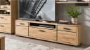 Massivart® TV-Board CATANIA Wildeiche geölt Soft-Close Lowboard Bild 1