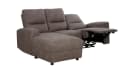 Massivart® Ecksofa Palina Microfaser Braun Relaxfunktion USB Stauraum Bild 3
