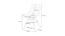 Massivart® Polsterstuhl drehbar BELFAST Wildeiche Microfaser Anthrazit Bild 4