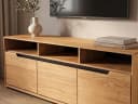 Massivart® Lowboard ARAYA Wildeiche geölt 153 cm mit Schubladen & Drehtüren Bild 5